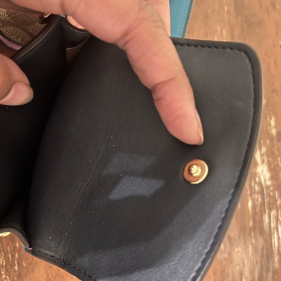 Coach ColorBlock Poppy Crossbody Bag with Detachable Cardholder Multicolor - Picture 8 of 11